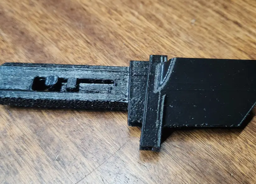 Trunk curtain guide lock vw passat b7, 3AF867899A 3D model