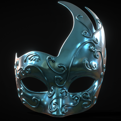 Screenshot-2023-09-22-162007.png STL-Datei Venezianische Maske I v2・3D-druckbares Modell zum Herunterladen