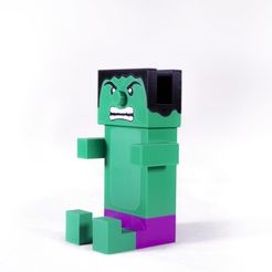 3ea1d0cdb52b39578b20676b6b4635eb_display_large.jpg Free STL file Multi-Color Hulk・Model to download and 3D print