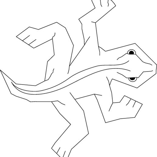 MC_Escher_single_lizard_tile_display_large_display_large.jpg Escher-Style Tessellating Lizard /