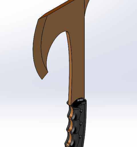 HACHA DE COMBATE (CUCHILLO DE JUGUETE)