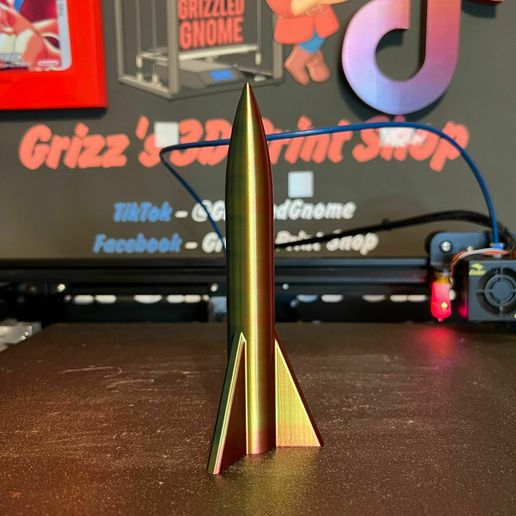🚀 Simple Rocket Print in Place・Free STL File for ・Cults