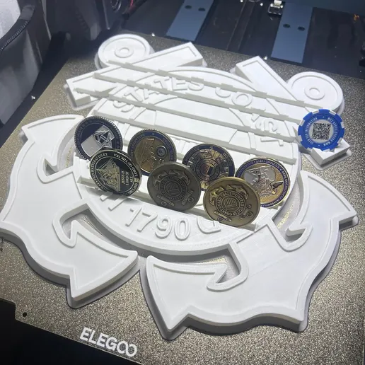 USCG Logo Coinholder