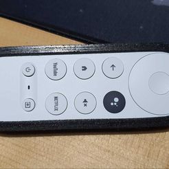 GoogleTv-A.jpeg Funda para el mando Chromecast de Google Tv - STL