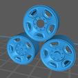 7.png Dodge RAM original 17'' Steel Wheels for 1/25 scale autos and dioramas!