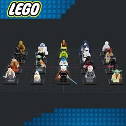 Star-Wars-1.jpg STL-Datei Lego - Star Wars Charakter・Vorlage für 3D-Druck zum herunterladen