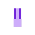 1 - Embouts pour connecteur de tube carré.STL Connectors for 30 x 30 square tubes
