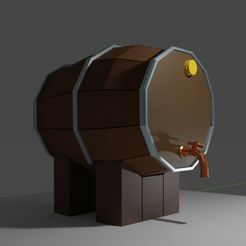 Tonnelet.jpg Barril de bajo polietileno