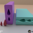 1.png Polymer Clay Drop Bead Roller/ Digitale STL-Datei* Datei zur Verwendung in einer 3D-Druckerei/eulitec.com