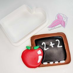 chalkboard02.jpg Free STL file Chalkboard Cookie Cutter・3D print model to download, SophiaTheHobbit