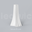 M_1_Renders_1.png Decorative vase collection / printable vase / stl files / 3D models / Niedwica / vase set