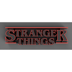 StrangerThingsSignRender2.png Fichier STL Logo Stranger Things・Objet pour impression 3D à télécharger
