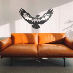 untitled.106.jpg -Datei Eagle Wandkunst herunterladen • Objekt für den 3D-Druck, HomeDecor