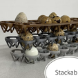 eggTrayStack_15_002.png Custom Stackable Coturnix Quail Egg Tray