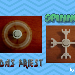 Diseño_sin_título_15.png Free STL file spinner Judas Priest・3D printable model to download