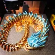 Flexi Print-in-Place Imperial Dragon with 3MF Included!