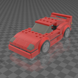 Immagine-2023-03-16-200041.png LEGO Ferrari F40 Competizione Speed Champions 75890 3D MODEL