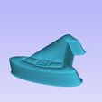 288227692_1982318055293246_3352022739348822257_n.jpg Witch Hat solid Model for Mold Making Soap/ Bath Bomb/ Vacuum Forming/ Silicone mold making