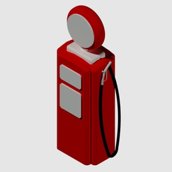 gs.png Free 3D file Vintage Gas Station・3D printer model to download