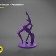 poledancer-back.154.png Télécharger le fichier STL Pole Dancer - Porte-stylo • Objet pour imprimante 3D, 3D-mon