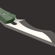4.png Metal Gear Solid V: The Phantom Pain - Quiet combat knife 3D model