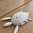 White-3D-printed-parametric-OpenSCAD-braille-sea-turtle-counting-abacus-with-articulated-flippers-ta.jpg Braille Sea Turtle Counting Abacus. Print in Place Articulated Turtle with Sliding Number Tiles in the Shell Rim and Braille Word Plate, Parametric OpenSCAD, with Flexi Braille Turtle Variant