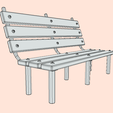 8.png Wood Steel Bench With Back 🪑✨