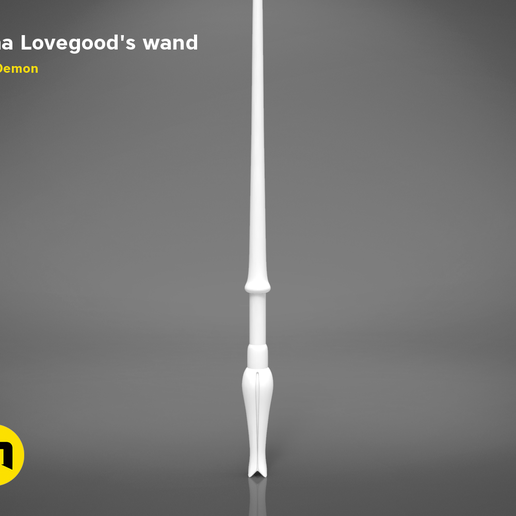 lovegood_WAND-front.766.png Fichier 3D Ensemble de baguettes Harry Potter 4・Objet pour impression 3D à télécharger, 3D-mon