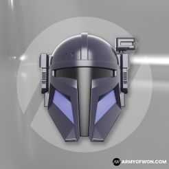 Paz-Vizsla-helmet001.jpg Paz Vizsla inspired Heavy Infantry Mandalorian Helmet