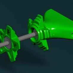 horiz_spool_holder.jpg Free 3D file Printrbot Simple Metal - Horizontal Spool Holder and Filament Guide・3D printer design to download, kmccon