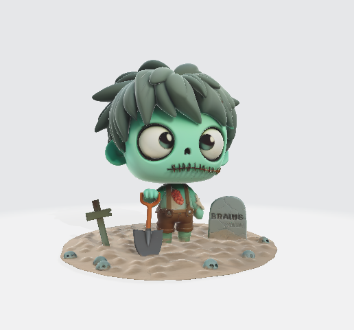 Chibi Graveyard Zombie