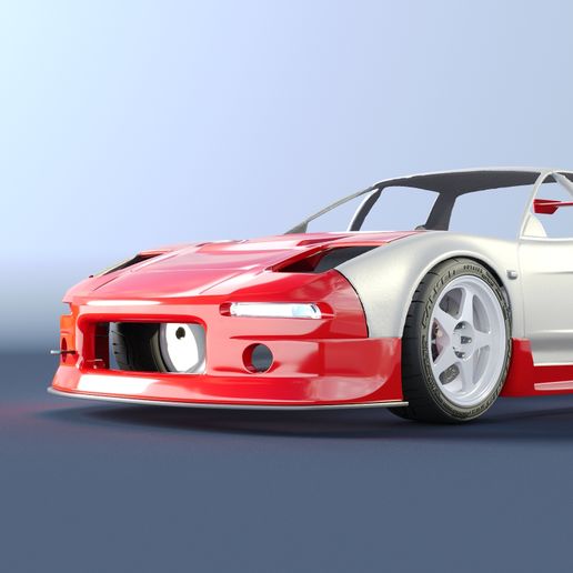 🇯🇵 Body kit Route KS 1/24 scale・ 3D File for 3D printing・Cults