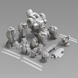 Render-5.png 3D-Druckbare Transformers Decepticon Dropkick Film Replik