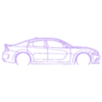 charger widebody 2022.stl Wall Silhouette: Dodge Set