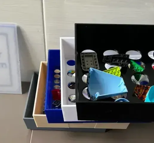 Classificador de Tijolos LEGO Empilhavel / Caixa de Classificacao