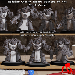 page-1.png Archivo 3D Tabardo Modular Chonky Portadores de la Cruz Negra・Modelo para descargar y imprimir en 3D