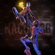 4.jpg Fan art Spiderverse - Spiderman Miles Morales vs Spiderman 2099 - statue