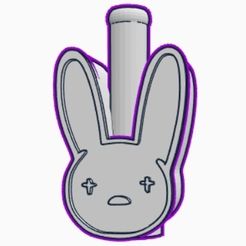 3MF file bad bunny heart・3D print object to download・Cults