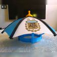 InShot_20221206_185520484.jpg World Cup umbrella, Argentine national team, head parasol