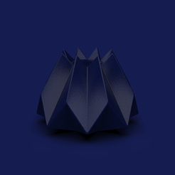 d0fc87b8-2c58-4ec4-9b2a-f28bab433fe3.png Free STL file 95. Facet Origami Geometric Planter Pot - V30 - Amy (Inches)・3D printing template to download