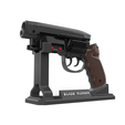1_v2.png Deckard's Pistol - Blade Runner - Printable 3d model - STL + CAD bundle - Personal Use
