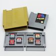 r2.jpg STL file Retro Cartridge Game Holders for Nintendo Switch - NES Style・3D print design to download, NKpolymers