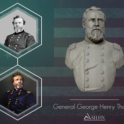 01.jpg STL file General George Henry Thomas bust sculpture 3D print model・3D print object to download