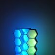 VeladorHexagonal-3.jpg Hexagonal LED Lamp - RGB & Pixel Night Light