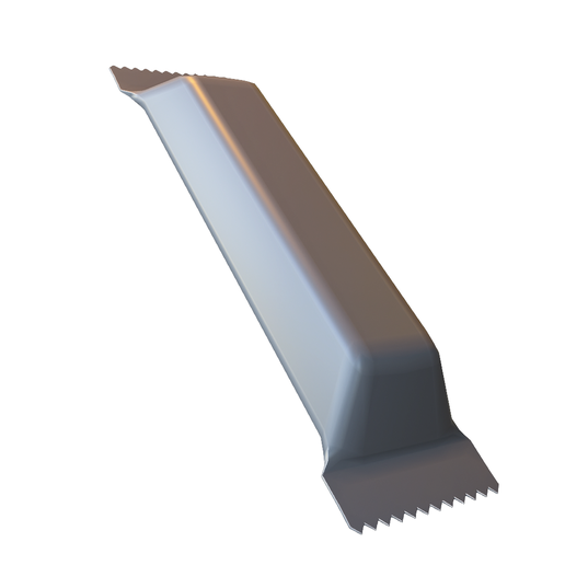 3D Snack Bar Packaging Mockup