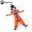 Flexi-Town-Goku,-I7.png Flexi Goku, Kakarot, Dragon Ball Z Collection, figurine articulée, 3mf inclus