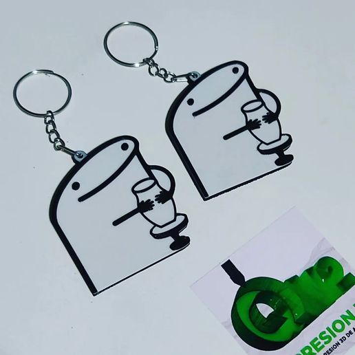 Flork "Demi Moore" Keychains 3D model