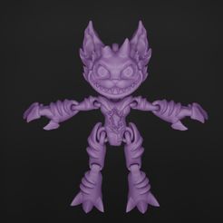 untitled3.jpg Archivo STL Juguete de Halloween: gato espeluznante・Modelo de impresión 3D para descargar