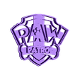 logo paw Patrol.stl Paw patrol pack x 5 + logo - Cookie cutter