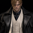 leon-kennedy-resident-evil-stl.png Leon S. Kennedy 300mm Pre-Split STL - Residual Evil Requiem Character Statue - Leon Kennedy 3D Print Model